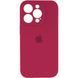 Силиконовый чехол с закрытой камерой для iPhone 14 Pro Max Maroon 666-00940 фото 1
