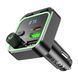 Автомобільний зарядний пристрій з FM-модулятором BOROFONE BC53 Highway PD20W+QC3.0 car BT FM transmitter 18W Black 656-00577 фото 3