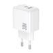 Сетевое зарядное устройство BOROFONE BAS45A Potential PD30W+QC3.0 charger(EU) White 656-01338 фото 1