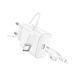 Сетевое зарядное устройство з кабелем BOROFONE BA81A single port PD20W charger set (Type-C to Type-C) (EU) White 6941991108204 фото 7