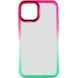 Чохол TPU+PC Fresh sip series для Apple iPhone 11 Pro (5.8") Салатовий / Рожевий 777-06673 фото 2