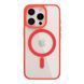 Чохол NEW TPU Color with Magsafe для iPhone 16 Pro Max Red 214-02544 фото 1