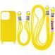 Чехол TPU two straps California для iPhone 13 Pro Max Yellow 208-05670 фото 1