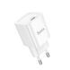 Мережевий зарядний пристрій HOCO C146A Charm single port PD20W charger (EU) White 6942007630245 фото 4