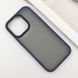 TPU+PC чехол Metal Buttons для Apple iPhone 16 Pro (6.3") Синий 777-08249 фото 3