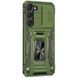 Ударостійкий чохол Camshield Army Ring для Samsung Galaxy S21+ Army Green 777-05057 фото 5