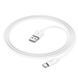 Кабель HOCO X87 Magic silicone charging data cable for Type-C White 6931474783240 фото 5