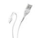 Кабель HOCO X37 USB to Micro 2.4A, 1m, PVC, PVC connectors, White 6931474710505 фото 5