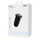 Автомобільний зарядний пристрій Proove Flash 30W (Type-C+USB) black 656-02606 фото 2