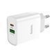 Комплект быстрой зарядки Hoco C80A Rapido Type-C to Type-C PD20W QC3.0 Белый 209-00251 фото 2
