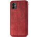 Кожаный чехол-книжка GETMAN Cubic (PU) для Samsung Galaxy A07 Красный 555-02591 фото 4