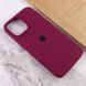 Чехол Silicone Case Full Protective для Apple iPhone 14 Plus (6.7") Maroon 555-04023 фото 5