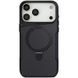 TPU+PC чехол Metal Buttons with MagSafe Carbon Ring для Apple iPhone 17 Pro Max (6.9") Black 777-08104 фото 1