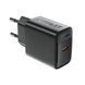Мережевий зарядний пристрій ACEFAST A104 PD25W GaN single USB-C charger Black 656-01277 фото 2