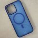 Чохол Wavy Pattern Matte Corrugated Camera Magnetic для iPhone 12 Pro Max Blue 214-02422 фото