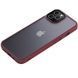TPU+PC чохол Metal Buttons для Apple iPhone 12 Pro Max (6.7") Бордовий 777-08349 фото 1