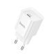 Мережевий зарядний пристрій HOCO C146A Charm single port PD20W charger (EU) White 6942007630245 фото 1