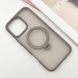 Чохол TPU+PC Metal Buttons with MagSafe Colorful HQ Ring для iPhone 16 Pro (6.3") Grey 555-00623 фото 2
