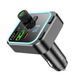 Автомобільний зарядний пристрій з FM-модулятором BOROFONE BC53 Highway PD20W+QC3.0 car BT FM transmitter 18W Black 656-00577 фото 6