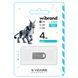 Флеш-накопичувач Wibrand USB 2.0 Lynx 4Gb Silver WI2.0/LY4M2S фото 2