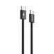 Кабель Proove Energy Stream Type-C to Type-C 60W (1m) black 656-02566 фото 1