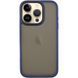 TPU+PC чехол Metal Buttons для Apple iPhone 16 Pro (6.3") Синий 777-08249 фото 1
