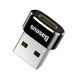 Переходник Baseus Type-C to USB Black CAAOTG-01 фото 3