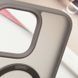 Чохол TPU+PC Metal Buttons with MagSafe Colorful HQ Ring для iPhone 16 Pro (6.3") Grey 555-00623 фото 6