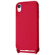 Силіконовий чохол CORD для iPhone Xr зі шнурком Червоний 208-01306 фото 1