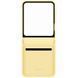 Кожаный чехол Leather Case для Samsung Galaxy Z Flip6 Yellow 555-03221 фото 6