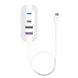 USB-хаб WUW-C246 3-in-1 USB-C to 2 USB-A, USB-C White 6972573338542 фото 1