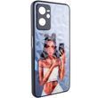TPU+PC чехол Prisma Ladies для Realme C35 Black in White 777-07223 фото