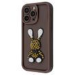 Чехол Pretty Things Case для iPhone 13 Pro Brown/Rabbit 777-01540 фото