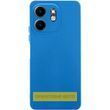 Чехол TPU GETMAN Liquid Silk Full Camera для Samsung Galaxy A12 Синий / Royal blue ILSO-00000073783-19 фото