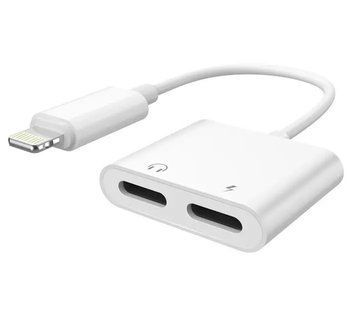 Перехідник / адаптер Dual Lightning Audio & Charge Adapter Білий 209-00142 фото