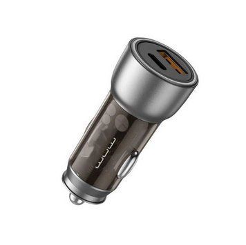 Автомобільний зарядний пристрій WUW-C185 PD20W+QC3.0 black 6972573335466 фото