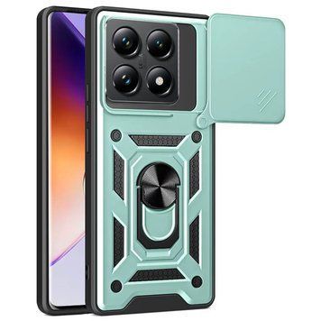 Ударопрочный чехол Camshield Serge Ring для Xiaomi 14T Green 777-04349 фото
