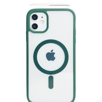 Силиконовый чехол Clear Color Case with MagSafe для iPhone 13 Зеленый 214-00133 фото