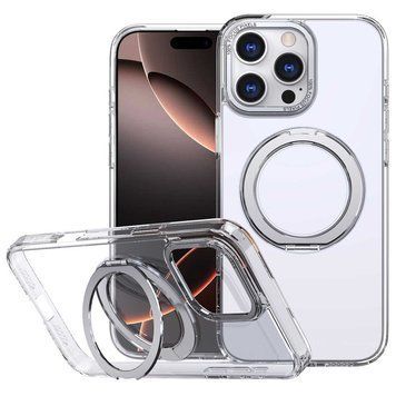 Чохол TPU+PC Empire with Magnetic Fit and Ring для Apple iPhone 16 Pro (6.3") Clear ILSO-00000078848-1 фото