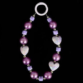 Ремешок-браслет Heart для телефона Purple 555-04424 фото