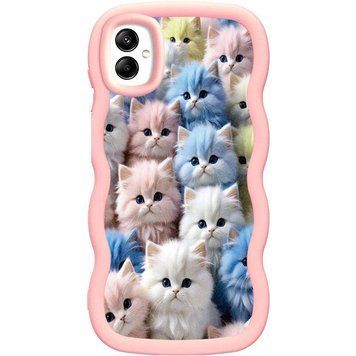 Чехол TPU Cloudy Pictures для Samsung Galaxy A06 Kittens 555-01308 фото