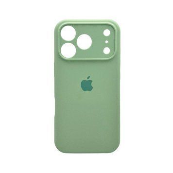 Силиконовый чехол с закрытой камерой для iPhone 17 Pro Max Avokado Green 666-04342 фото