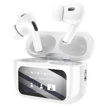 Беспроводные наушники BOROFONE BW76 Brocade true wireless ANC noise reduction touch screen BT headset Champagne White 656-03837 фото