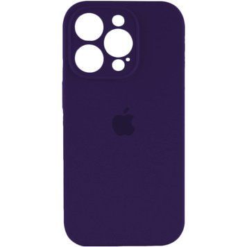 Силіконовий чохол з закритою камерою для iPhone 16 Pro Max Berry Purple 666-01303 фото