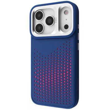 Чехол Kajsa Circle with Magnetic Ring iPhone 17 Pro Max Blue 656-08193 фото