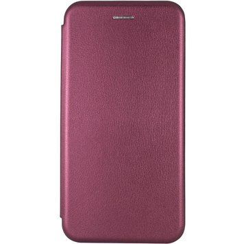 Кожаный чехол-книжка Classy для Samsung Galaxy A11 Maroon 777-06017 фото