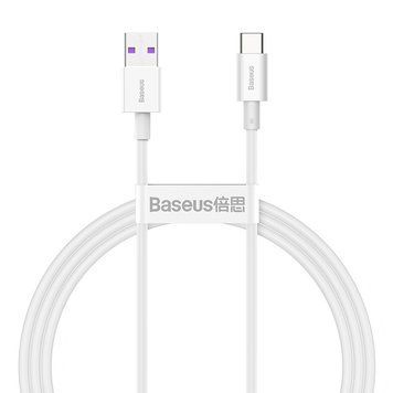 Кабель Baseus Superior Series USB to Type-C 66W 1m White CATYS-02 фото