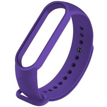 Силиконовый ремешок для Xiaomi Mi Band 7/6/5 Purple 212-01606 фото