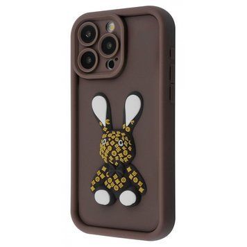 Чехол Pretty Things Case для iPhone 13 Pro Brown/Rabbit 777-01540 фото