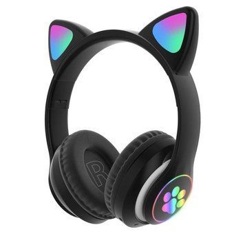 Дитячі бездротові навушники з котячими вушками STN-28 Cat Ear Чорні 202-00376 фото